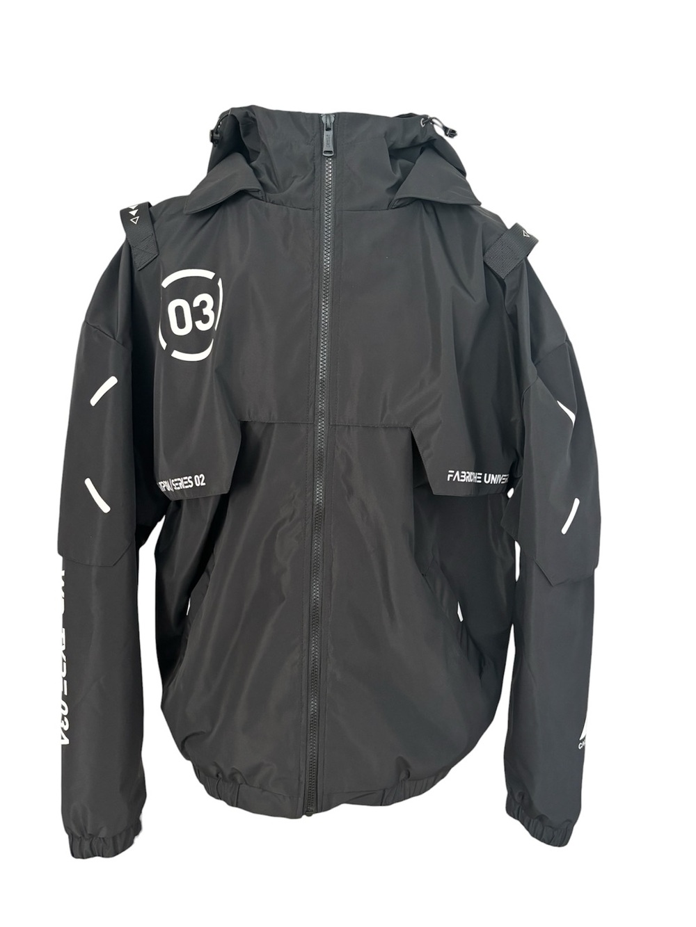 FBRC WB-Type OЗA Black Windbreaker Cyberpunk